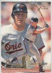 Brady Anderson Baseball Cards 1994 Flair Prices