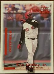 Ken Griffey Jr. [Red] Baseball Cards 2001 Fleer Triple Crown Prices