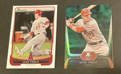 Mike Trout [Emerald] #16 Baseball Cards 2012 Bowman Platinum Prices