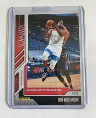 Zion Williamson Basketball Cards 2020 Panini Instant Prices
