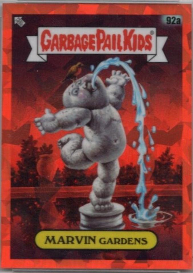 MARVIN Gardens [Orange] #92a Garbage Pail Kids 2021 Sapphire