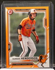 Gunnar Henderson [Orange] #BP-49 Baseball Cards 2021 Bowman Paper Prospects Prices