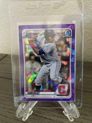 Oscar Gonzalez [Purple] Baseball Cards 2020 Bowman Sapphire Prices