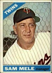 Sam Mele #3 Baseball Cards 1966 Topps Prices