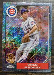 Greg Maddux [Blue] Baseball Cards 2022 Topps Update 1987 Chrome Prices