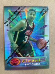 Billy Owens Refractor #185 Basketball Cards 1994 Finest Prices