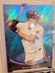 Ryan Braun [Blue Refractor] #4 Baseball Cards 2010 Finest Prices