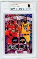 LeBron James [Pink] Basketball Cards 2019 Panini Illusions Career Lineage Prices