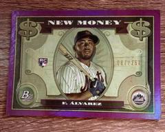 Francisco Alvarez [Purple] Baseball Cards 2023 Bowman Platinum New Money Prices