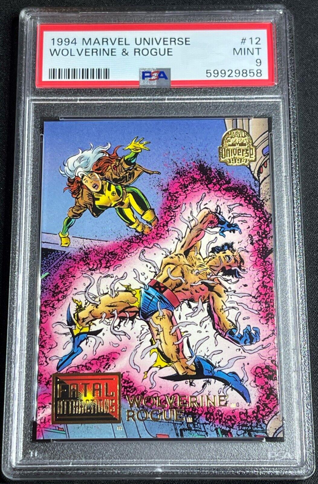 Wolverine & Rogue 12 Prices Marvel 1994 Universe Marvel Cards