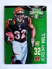 Jeremy Hill [Platinum Green] #167 Football Cards 2014 Panini Totally Certified Prices