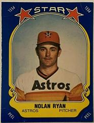 Nolan Ryan Baseball Cards 1981 Fleer Star Stickers Prices