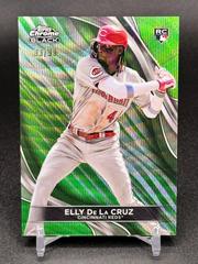 Elly De La Cruz [Green Wave Refractor] #17 Baseball Cards 2024 Topps Chrome Black Prices