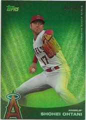 Shohei Ohtani [Green Glitter] #101 Baseball Cards 2022 Topps X Steve Aoki Prices
