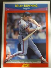 Brian Downing #46 Baseball Cards 1990 Score Superstars Prices