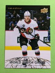 Tim Stutzle [Gold] #WG-13 Hockey Cards 2022 Upper Deck World Junior Grads Prices