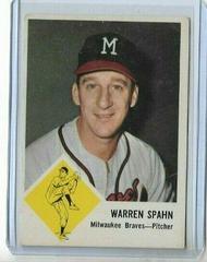 Warren Spahn #45 Baseball Cards 1963 Fleer Prices