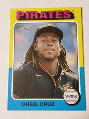 Oneil Cruz [Missing Facsimile Signature Variation] #131 Baseball Cards 2024 Topps Heritage Prices
