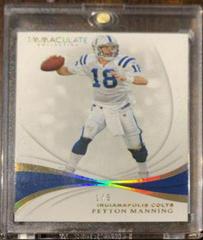 Peyton Manning Football Cards 2019 Panini Immaculate Collection Prices