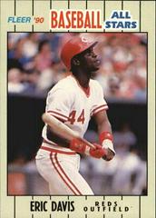 Eric Davis #6 Baseball Cards 1990 Fleer Baseball All-Stars Prices