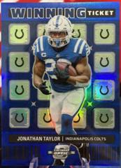 Jonathan Taylor [Silver] #WT-JTA Football Cards 2022 Panini Contenders Winning Ticket Prices