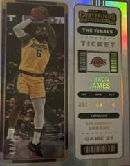 LeBron James [The Finals] Basketball Cards 2022 Panini Contenders Prices