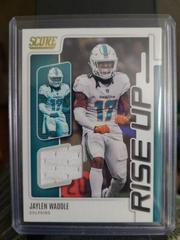 Jaylen Waddle #RU10 Football Cards 2022 Panini Score Rise Up Prices
