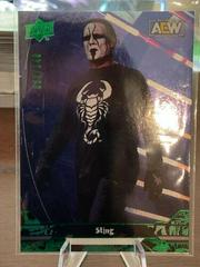 Sting [Green Pyro] #44 Wrestling Cards 2023 Upper Deck AEW Prices