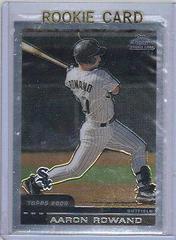 Aaron Rowand #T61 Baseball Cards 2000 Topps Chrome Traded Prices