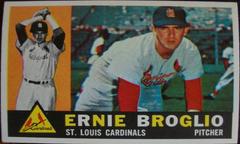 Ernie Broglio #16 Baseball Cards 1960 Topps Prices