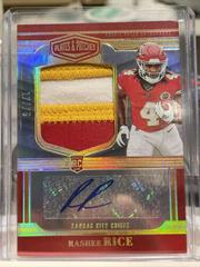 Rashee Rice [Gold] #RPA-17 Football Cards 2023 Panini Plates and Patches Rookie Patch Autographs Prices