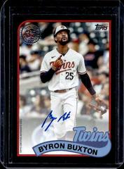 Byron Buxton [Black] #89BA-BBX Baseball Cards 2024 Topps 1989 Autograph Prices