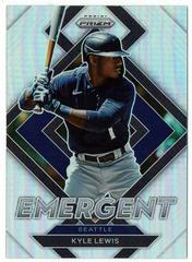 Kyle Lewis [Silver Prizm] #E-1 Baseball Cards 2022 Panini Prizm Emergent Prices