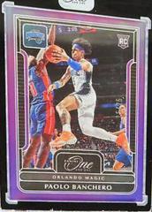 Paolo Banchero [Purple] #146 Basketball Cards 2022 Panini One and One Prices