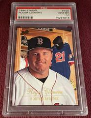 Roger Clemens #159 Baseball Cards 1994 Studio Prices