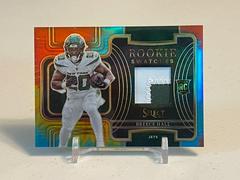Breece Hall [Tie Dye] #RSW-11 Football Cards 2022 Panini Select Rookie Swatches Prices