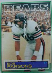 Bob Parsons #35 Football Cards 1983 Topps Prices