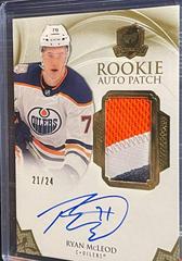 Ryan McLeod [Gold Autograph Patch] #104 Hockey Cards 2020 Upper Deck The Cup Prices