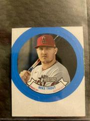 Mike Trout #1 Baseball Cards 2022 Topps Heritage 1973 Candy Lids Prices