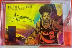 Anfernee Simons [Ruby] #FPASM Basketball Cards 2018 Panini Court Kings Fresh Paint Autographs Prices