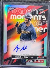 Byron Buxton Baseball Cards 2023 Topps Finest Moments Autographs Prices