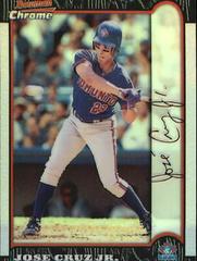 Jose Cruz Jr. #18 Baseball Cards 1999 Bowman Chrome Prices