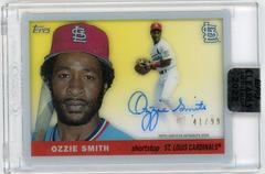 Ozzie Smith #55RA-OS Baseball Cards 2022 Topps Clearly Authentic 1955 Reimagining Autographs Prices