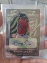 Bobby Dalbec [Green] Baseball Cards 2021 Panini Chronicles Obsidian Autographs Prices