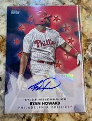 Ryan Howard [Red] #BSA-RH Baseball Cards 2024 Topps Baseball Stars Autograph Prices