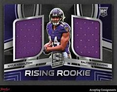 Kyle Hamilton Football Cards 2022 Panini Spectra Rising Rookie Materials Prices