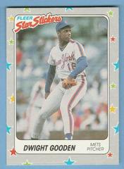 Dwight Gooden Baseball Cards 1988 Fleer Star Stickers Prices