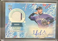 Ezequiel Tovar [Red] #HAC-ET Baseball Cards 2023 Topps Holiday Autographs Prices