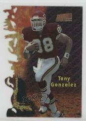 Tony Gonzalez #T5c Football Cards 1997 Stadium Club Triumvirate II Prices