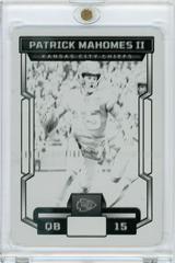 Patrick Mahomes II [Printing Plate] #119 Football Cards 2023 Panini Score Prices